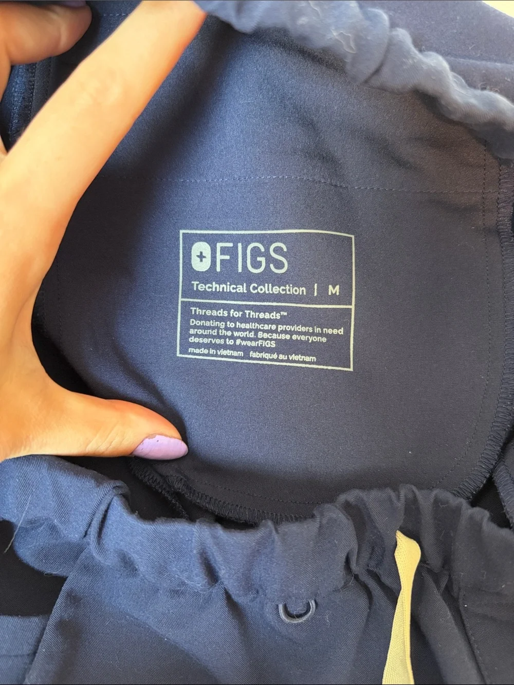 Figs Men’s Jogger Scrub Bottom - Extra Pockets - M